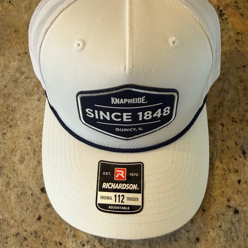 Knapheide White Trucker Cap by Richardson